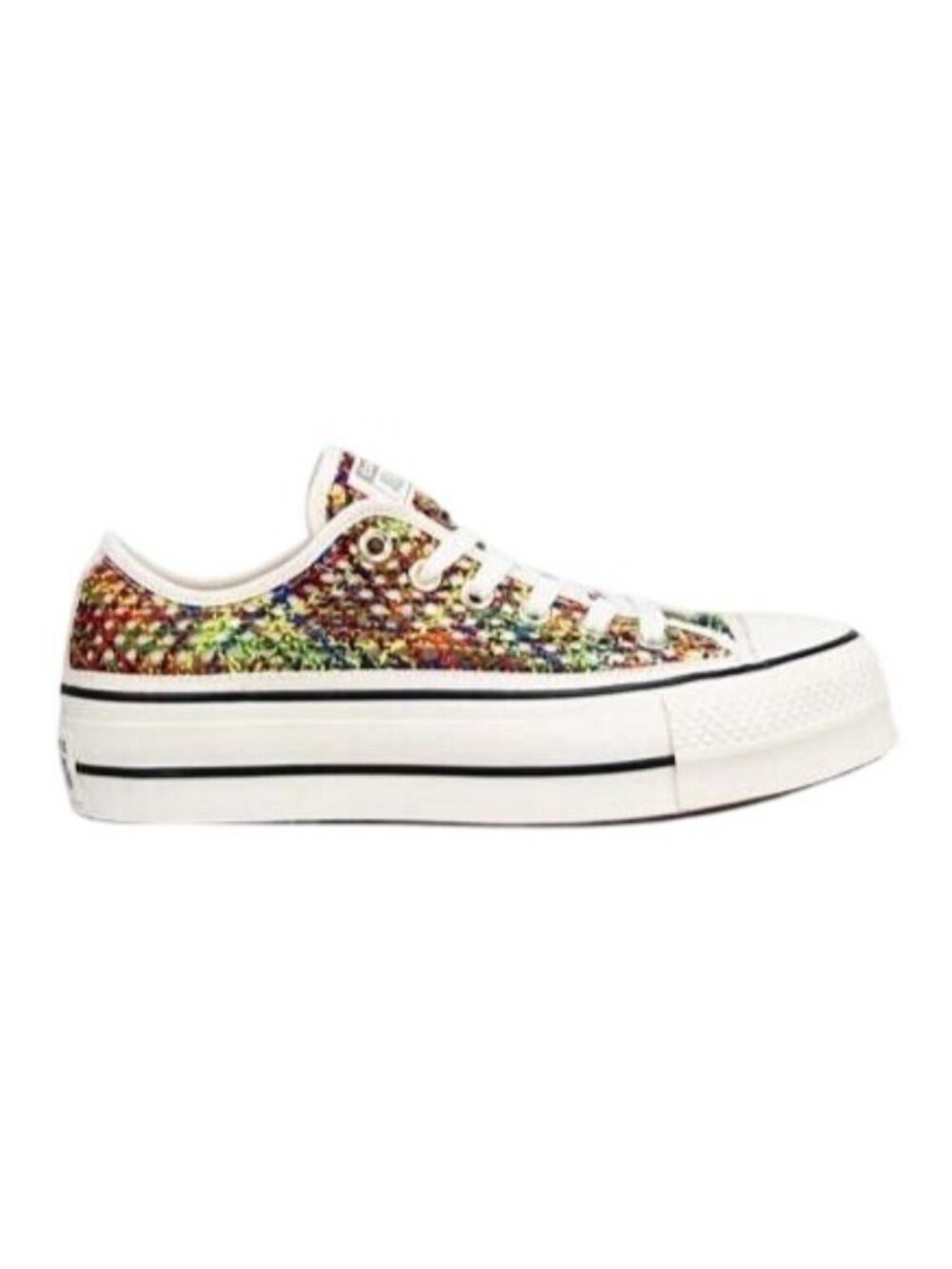 CONVERSE Chuck Taylor Retro Y2K All Star Low Top Lace Woven Platform Sneakers